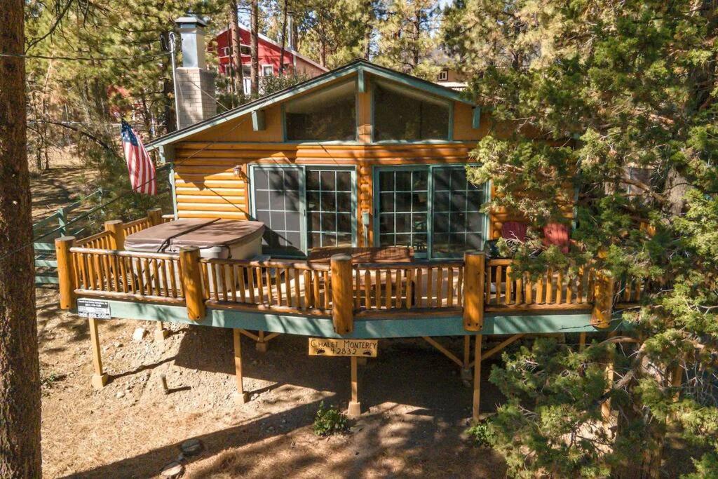 Chalet Monterey W/Hot Tub - Big Decks/Bbq Villa Big Bear Lake Exterior foto